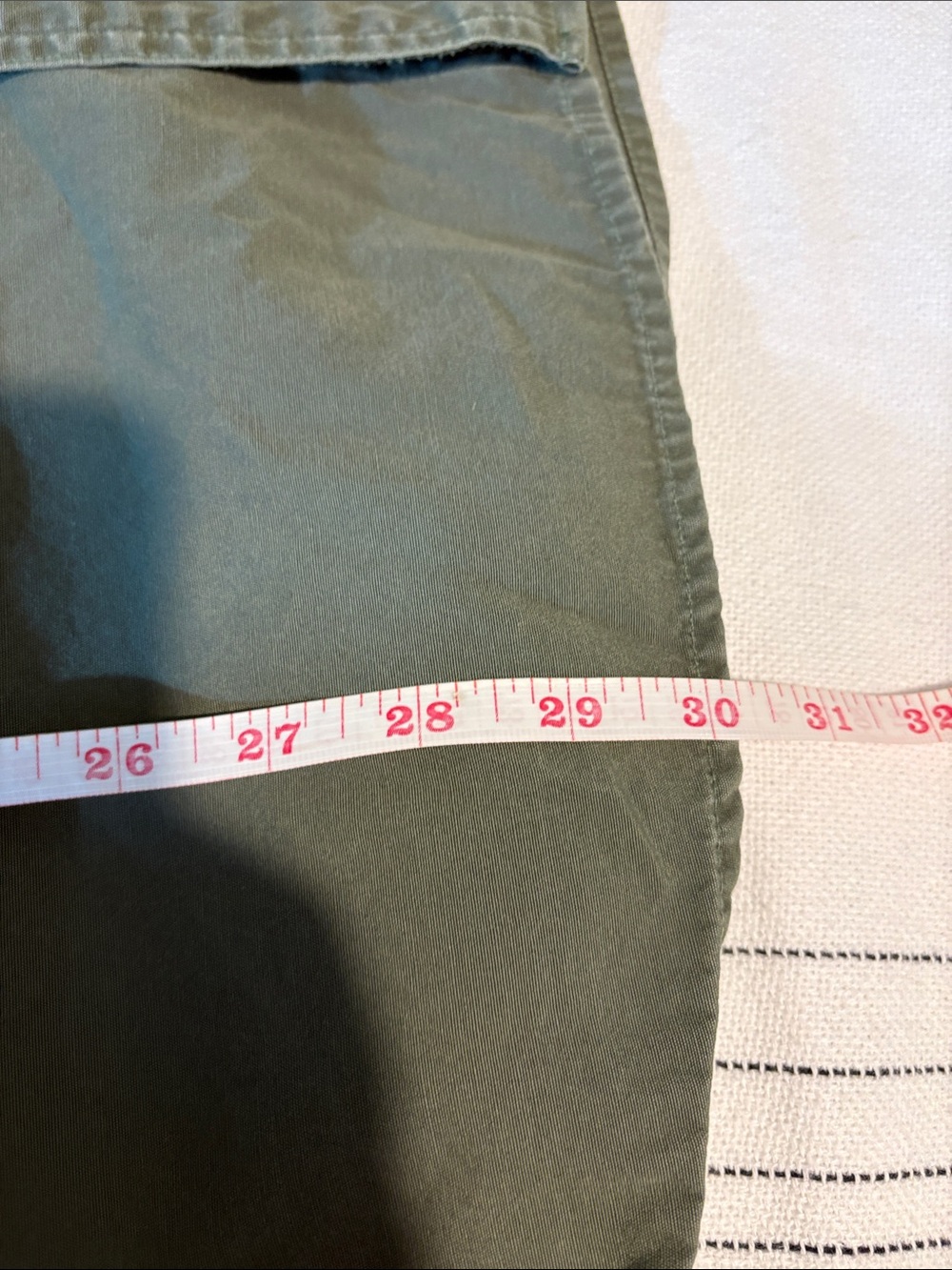 Carhartt XXL Olive Green Short Sleeve Button Front Work Shirt Relaxed Fit - Picture 8 of 8